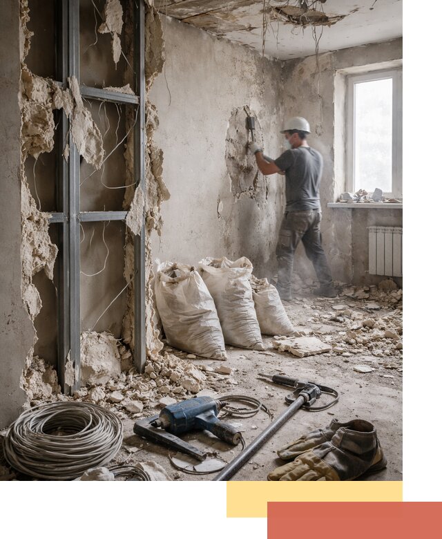 Профессиональный демонтаж зданий и конструкций в Черногорске