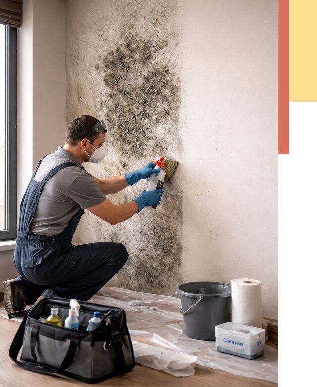 Удаление плесени со стен в Черногорске от 2195 руб. — быстро и недорого | ОТДЕЛОЧНИК-Чрн