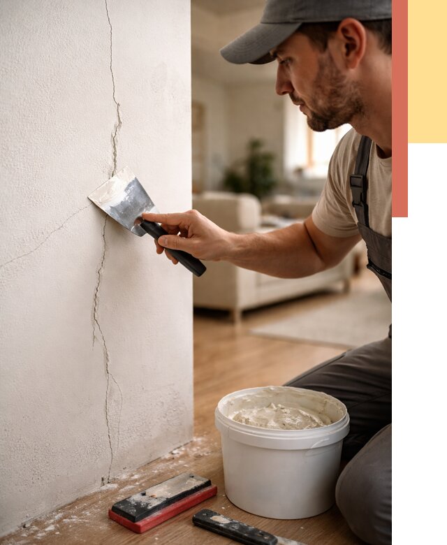 Заделка трещин и сколов в Черногорске от 2501 руб. — быстро и недорого | ОТДЕЛОЧНИК-Чрн