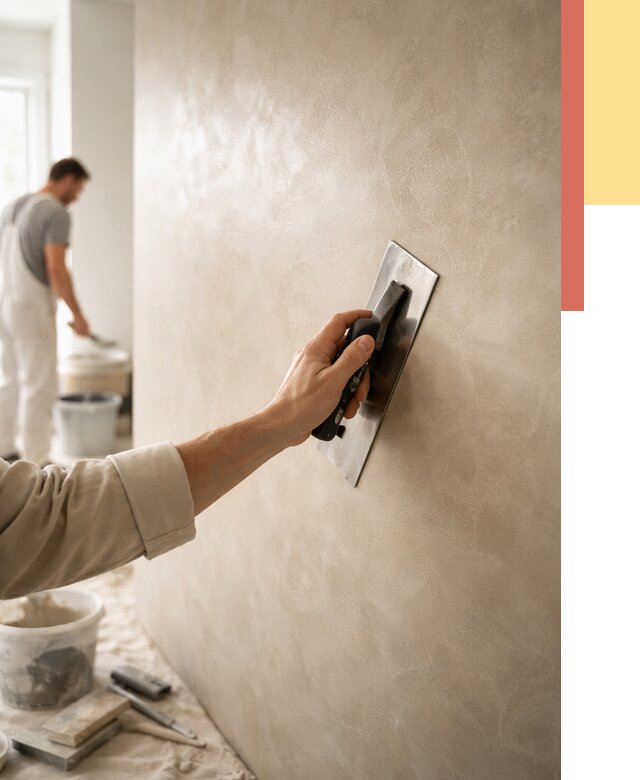 Венецианская штукатурка в Черногорске от 3572 руб/м² — нанесение стен под ключ | ОТДЕЛОЧНИК-Чрн