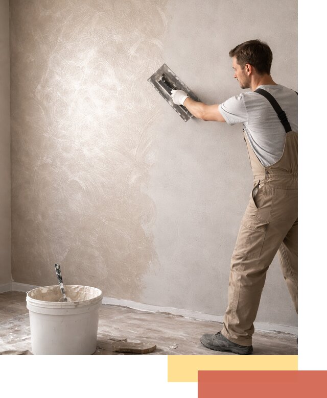 Декоративная штукатурка «Мокрый шелк» под ключ в Черногорске