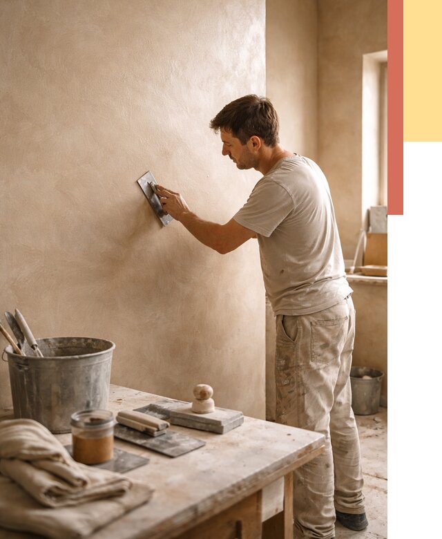 Марокканская штукатурка таделакт в Черногорске под ключ от 4287 руб. | ОТДЕЛОЧНИК-Чрн