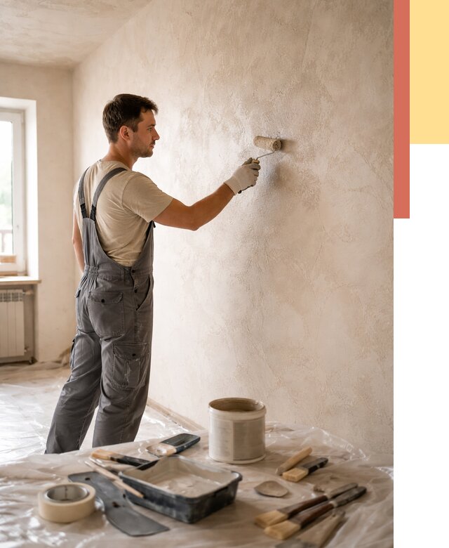 Нанесение лессирующей краски по декоративке в Черногорске от 1786 руб. | ОТДЕЛОЧНИК-Чрн