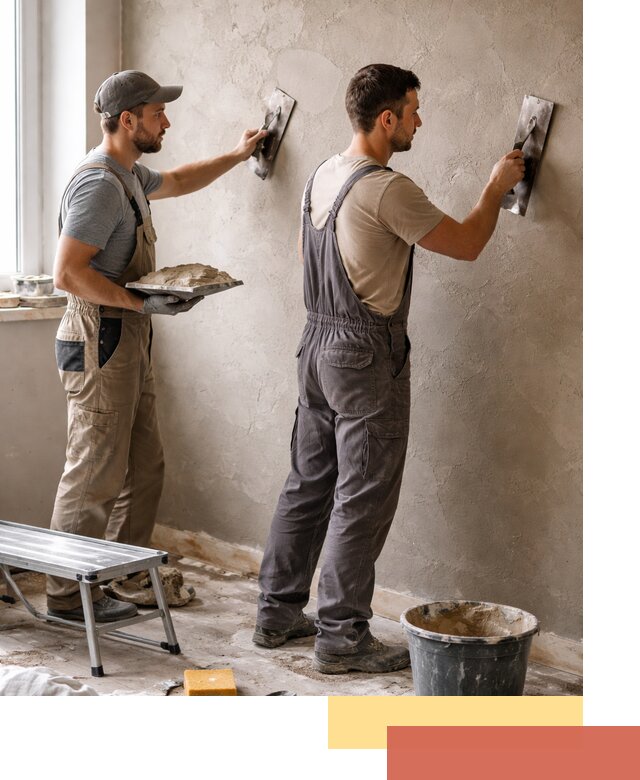 Ремонт декоративной штукатурки и восстановление фактуры в Черногорске