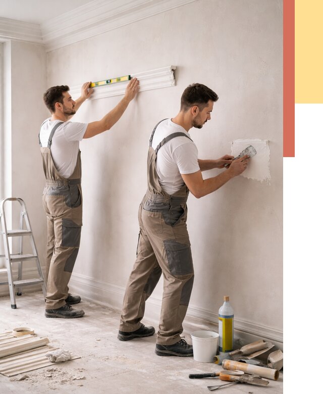 Монтаж лепнины на стены в Черногорске от 4593 руб. — недорого, быстро | ОТДЕЛОЧНИК-Чрн