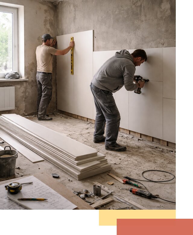 Монтаж ПВХ панелей на стены в Черногорске качественно и быстро