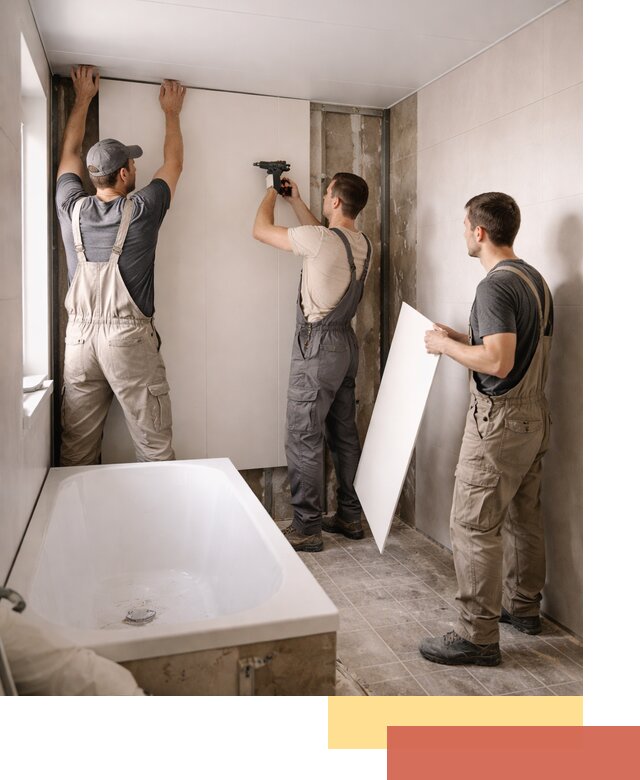 Отделка ванной панели ПВХ профессионально в Черногорске