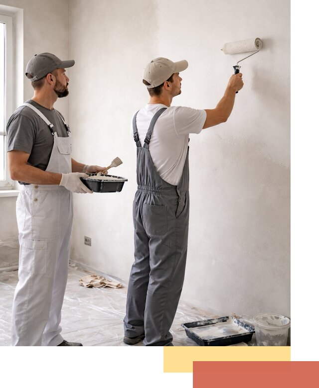 Покраска стен водоэмульсионной краской в Черногорске