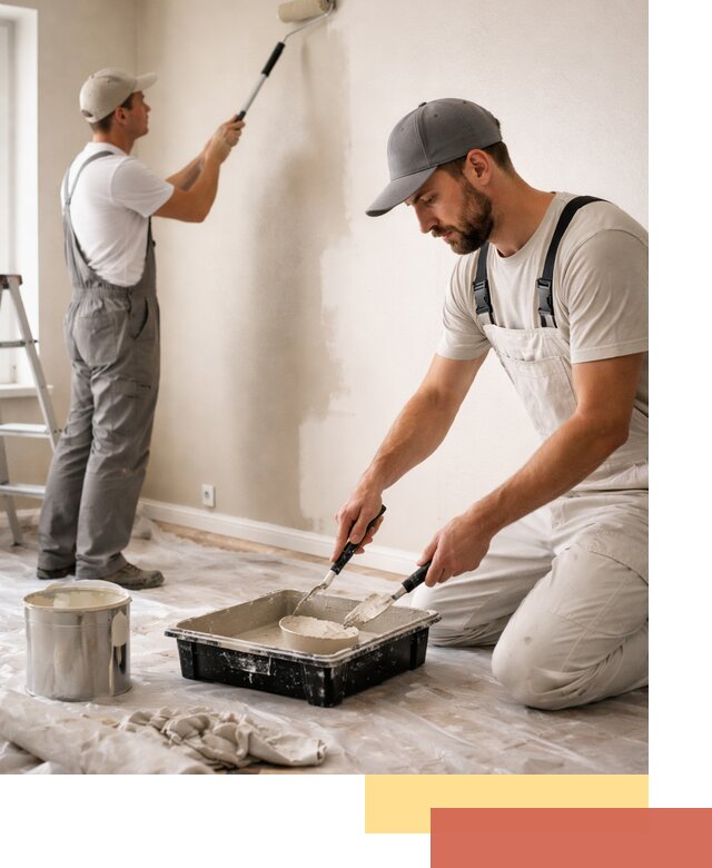 Покраска стен в квартире в Черногорске — профессионально и аккуратно