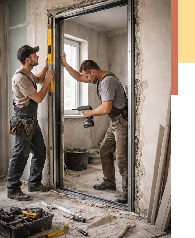 Закладка дверного проема в Черногорске от 3572 руб. — быстро и недорого | ОТДЕЛОЧНИК-Чрн