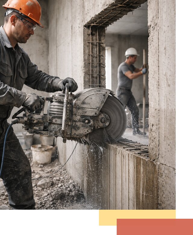 Алмазная резка проемов в Черногорске быстро и точно