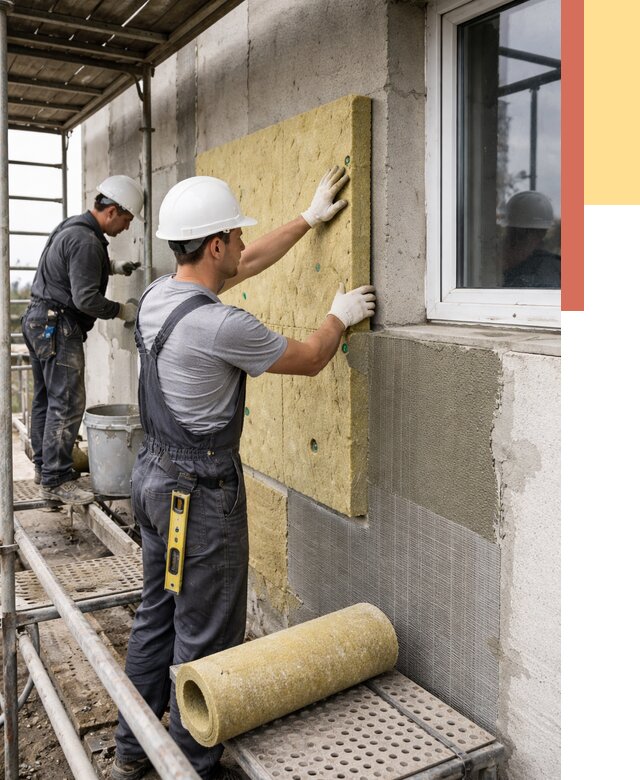 Утепление стен в Черногорске от 4389 руб. под ключ — быстро и недорого | ОТДЕЛОЧНИК-Чрн