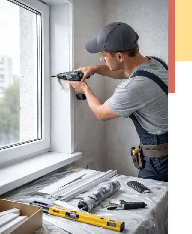 Установка пластиковых откосов в Черногорске от 2297 руб. | ОТДЕЛОЧНИК-Чрн монтаж, быстро и недорого