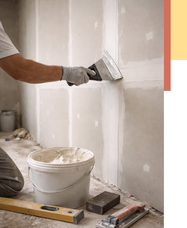 Шпаклевка перегородок из гипсокартона в Черногорске от 2552 руб. — услуги ОТДЕЛОЧНИК-Чрн