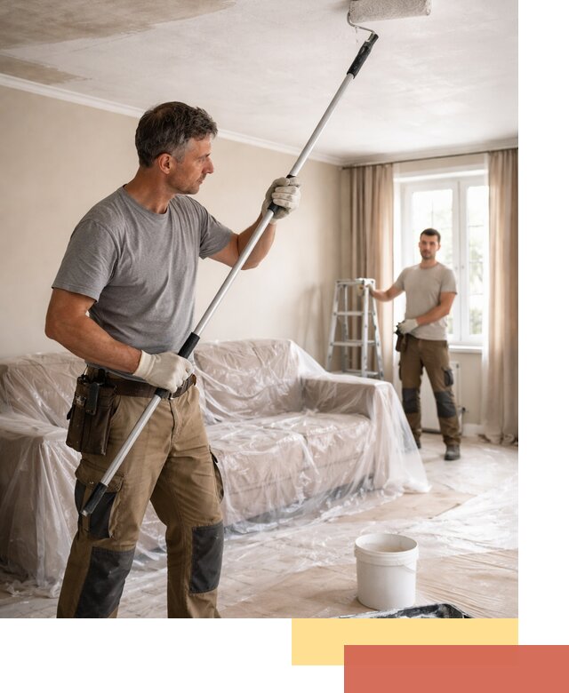 Грунтовка потолка в Черногорске — подготовка под покраску и отделку