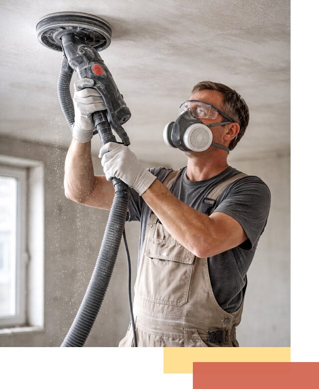 Шлифовка потолка в Черногорске — качественная подготовка под отделку