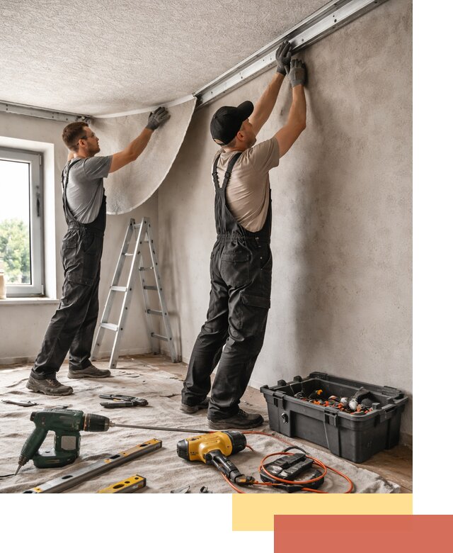 Монтаж фактурного натяжного потолка в Черногорске качественно и быстро