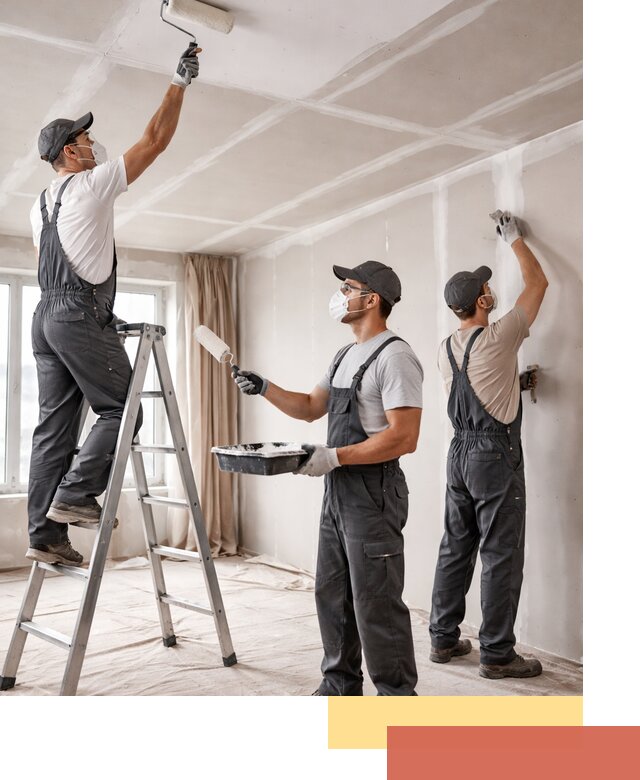 Покраска потолка из гипсокартона в Черногорске качественно и недорого