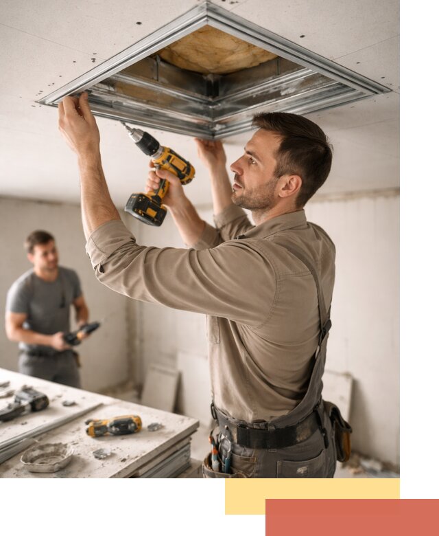 Монтаж люка в потолок из ГКЛ в Черногорске