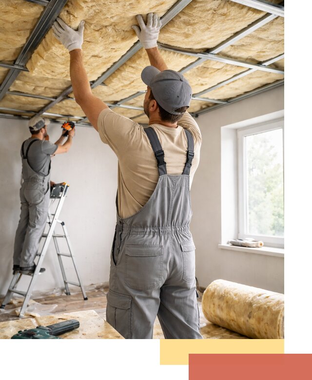 Утепление потолка под ключ в Черногорске качественно и быстро