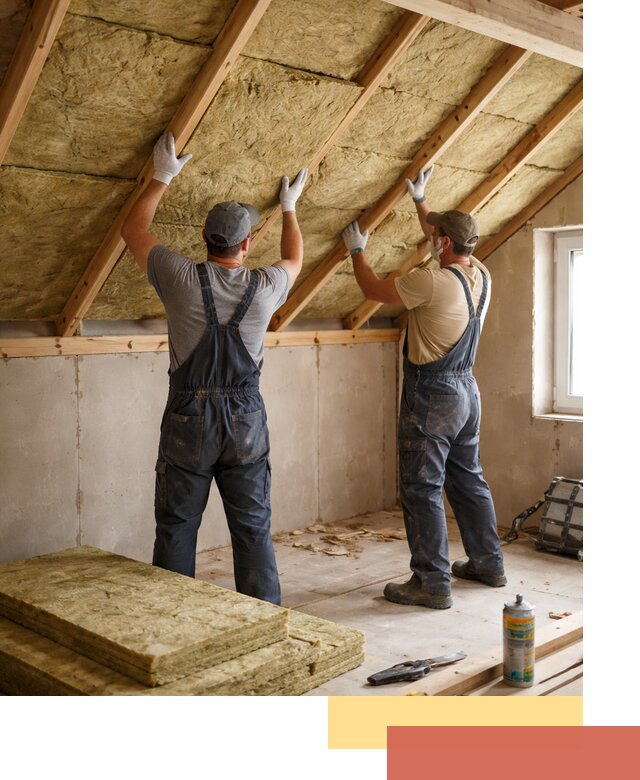 Утепление потолка минеральной ватой в Черногорске