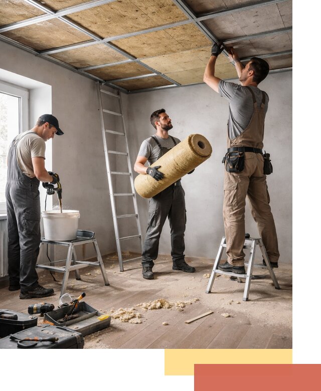 Шумоизоляция потолка в Черногорске: профессиональный монтаж и отделка